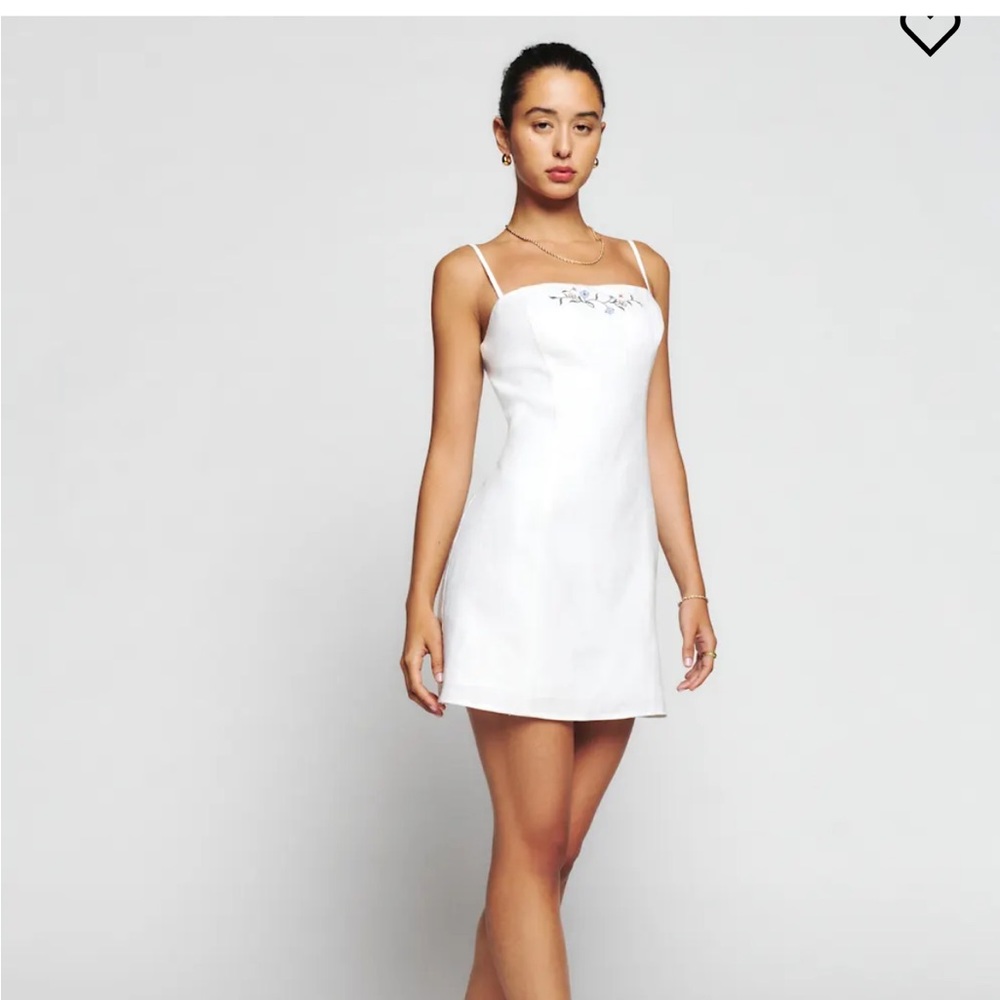 Reformation Tovianna Linen Dress